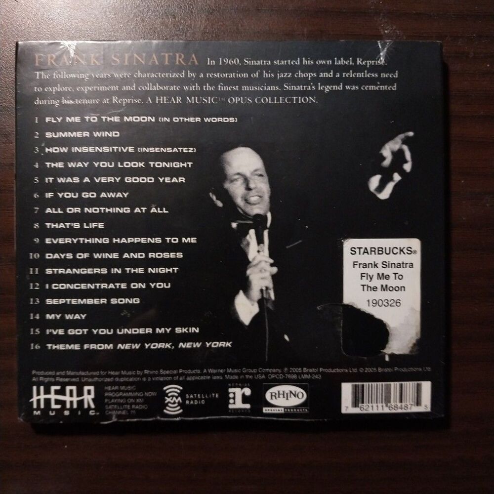 Fly Me to the Moon - Audio CD By Frank Sinatra New Sealed Rare - Picture 2 of 2